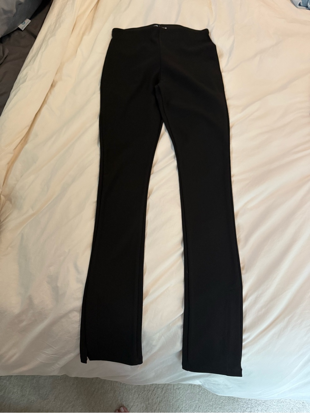 Women’s Zara Black Stretch Flare Pants